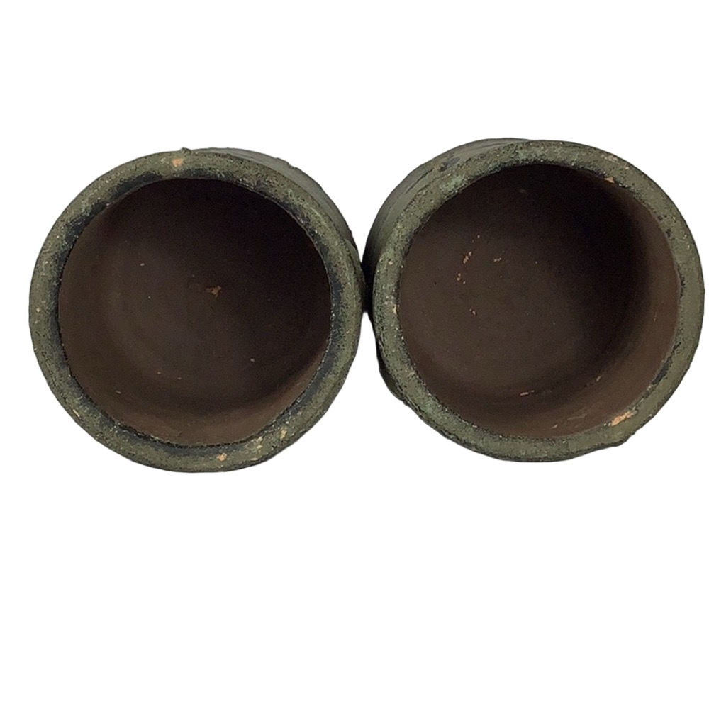 Set of 2 Vintage Crocks with Lids - Picture 5 of 7